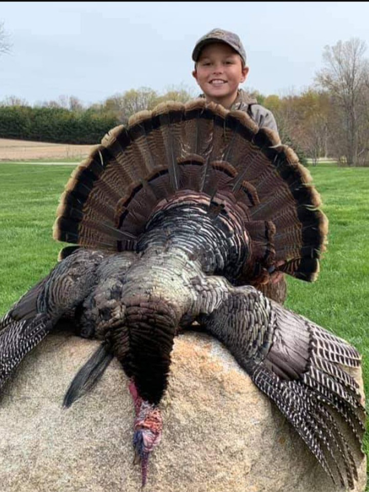 hunter with large tom turkey
